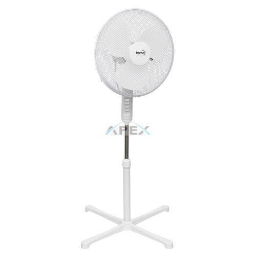 HOME SF42WH álló ventilátor, 45 W teljesítmény, 3 fokozat, oszcillálás, 40 cm-es lapátátmérő, fehér színű