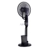 Home SFM43BK párásító ventilátor, 75 W, 40 cm névleges lapátátmérő, 3 lapát, 3 fokozat, oszcillálás, kikapcsolásidőzítés, 3 fokozatú párásítás, állítható dőlésszög