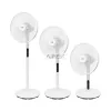 Home SFT40R állóventilátor 3in1, 60 W, 40 cm névleges lapátátmérő, 5 lapát, 4 fokozat, érintőgomb, távirányító, állítható magasság és dőlésszög, LED kijelző