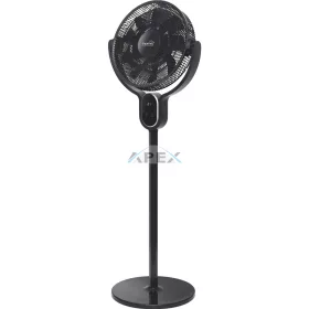   HOME SFT42R állóventilátor, 25 W, 40 cm-es lapátátmérő, 8 sebességfokozat, oszcillálás, LED kijelző