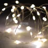 Home SML100WW micro LED fényfüzér, 5 méter, napelemes, kül- és beltéri kivitel, 100 db melegfehér micro LED