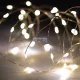 Home SML100WW micro LED fényfüzér, 5 méter, napelemes, kül- és beltéri kivitel, 100 db melegfehér micro LED