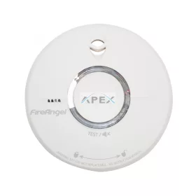   FireAngel ST-622-INT kombinált hő- és optikai füstérzékelő, Thermoptek technológia, beépített, nem cserélhető lítium elem, 10 év várható üzemidő, fehér