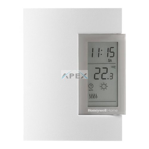 Honeywell Home T140C110AEU digitális szobatermosztát T140, 5 - 30 °C, adaptív, szivattyúvédelem funkció, programozható, telefonos vezérlés, automatizált rendszerek