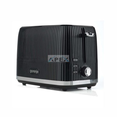 Gorenje T850DPB kenyérpirító, 850 W, 7 fokozat, újramelegítés, kiolvasztás, hőfokszabályozó, megvilágított nyomógombok