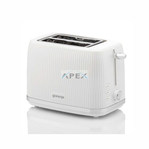 Gorenje T850DPW kenyérpirító, 850 W, 7 fokozat, újramelegítés, kiolvasztás, hőfokszabályozó, megvilágított nyomógombok