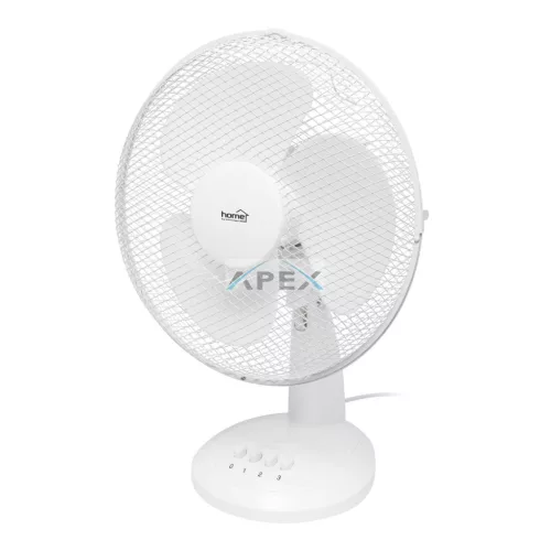 Home TF30WH asztali ventilátor, 40 W, 3 fokozat, 30 cm-es lapátátmérő, oszcillálás, fehér