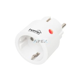   Home TH2300 távirányítható mini hálózati aljzat, max. 2300W, 40m hatótáv, LED visszajelző