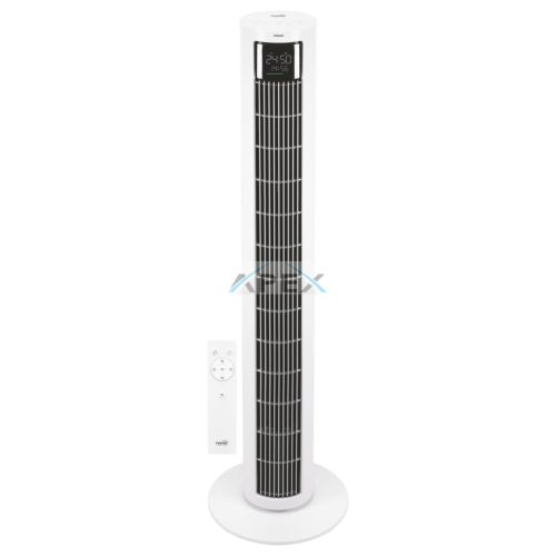 HOME TWFR100C oszlopventilátor, 60 W, 4 üzemmód, 4 fokozat, oszcillálás, LED kijelző, távirányító