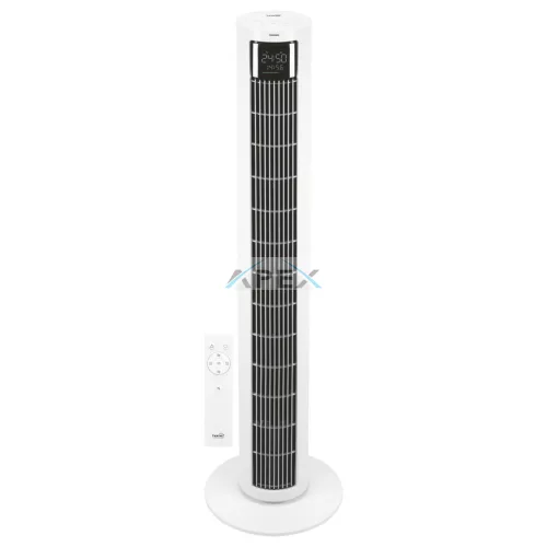 HOME TWFR100C oszlopventilátor, 60 W, 4 üzemmód, 4 fokozat, oszcillálás, LED kijelző, távirányító