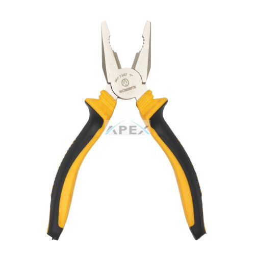 WORKSITE WT1247 kombinált fogó, 180mm hosszú, Cr-V acél alapanyag, professzionális tervezés