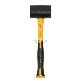   WORKSITE WT3098 gumikalapács, 450g, 340mm hosszú, üvegszálas gumírozott nyél