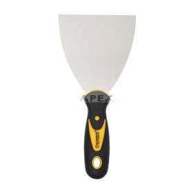  WORKSITE WT3140 nagy spatula, 100mm, rozsdamentes acél, profi gumi markolat