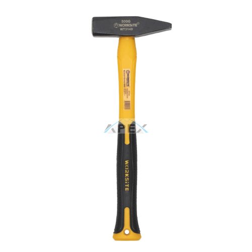 WORKSITE WT3149 kalapács, 500g, 370mm hosszú, üvegszálas gumírozott nyél