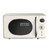 Zilan ZLN1245 retró mikrohullámú sütő, 700 W, 20 liter, 6 fokozat, LED kijelző, gyerekzár, elektronikus vezérlő, bézs