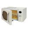 Zilan ZLN1245 retró mikrohullámú sütő, 700 W, 20 liter, 6 fokozat, LED kijelző, gyerekzár, elektronikus vezérlő, bézs