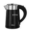 Zilan ZLN3387 vízforraló, 900 W, duplafalú, 0.8l, 360°-ban forgatható, rejtett fűtőszál, jelzőfény, fekete
