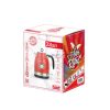 Zilan ZLN7033 retró vízforraló, 2200 W, 1,7 liter, hőmérsékletkijelzés, 360°-ban forgatható, piros
