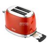 Zilan ZLN7040 retró kenyérpirító, 850 W, 6 fokozat, 2 szeletes, STOP funkció, piros