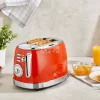 Zilan ZLN7040 retró kenyérpirító, 850 W, 6 fokozat, 2 szeletes, STOP funkció, piros