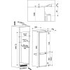 WHIRLPOOL SP40 802 EU 2 hűtő beépíthető alulfagyasztós