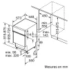 Bosch SPI4HMS13E Serie | 4 Félig beépíthető mosogatógép | 10 teríték