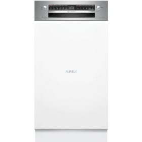   BOSCH SPI4HMS49E Serie | 4 Félig beépíthető mosogatógép, 45 cm, Nemesacél