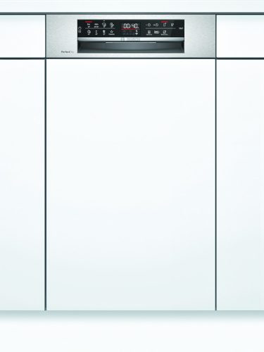 BOSCH SPI6ZMS35E Serie | 6, Félig beépíthető mosogatógép, 45 cm, Nemesacél, SPI6ZMS35E, Home Connect
