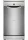 BOSCH SPS2HKI55E Serie | 2 Szabadonálló mosogatógép 45 cm, Ujjlenyomatmentes, szálcsiszolt