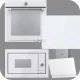 Gorenje Simplicity BOS6737SYW hőlégkeveréses sütő + ECT643SYW üvegkerámia főzőlap + BM235G1SYW grilles mikrohullámú sütő + WHI649EXGW Döntött fali páraelszívó fehér színben