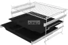 Gorenje Simplicity BOS6737SYW hőlégkeveréses sütő + ECT643SYW üvegkerámia főzőlap + BM235G1SYW grilles mikrohullámú sütő fehér színben