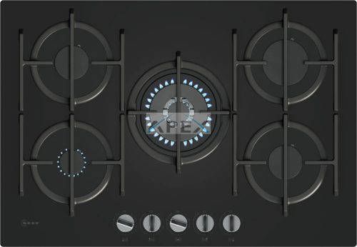 NEFF T27PIQ4S0 N 70 Gáz főzőlap 75 cm Edzett üveg, Fekete