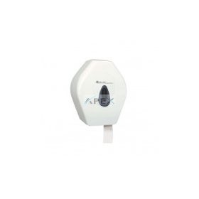   Merida Toalettpapír adagoló maxi, fehér ABS műanyag, szürke szemmel  BTS001