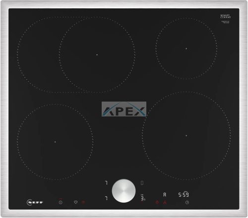 NEFF T56STF1L0  N 90, Indukciós főzőlap, 60 cm, Fekete, T56STF1L0