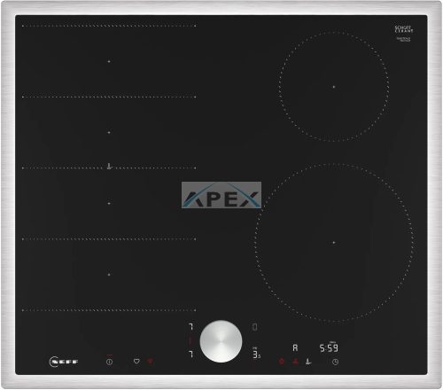 NEFF T66STE4L0 N 90, Indukciós főzőlap, 60 cm, Fekete, T66STE4L0
