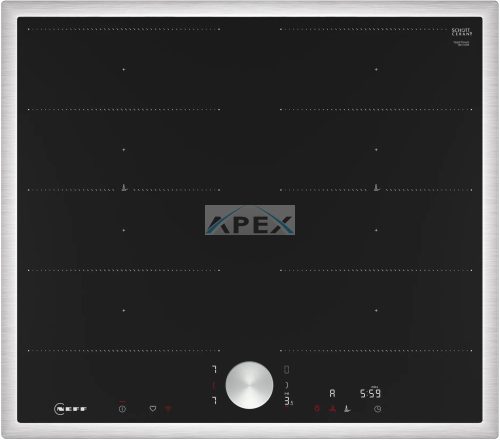 NEFF T66STX4L0 N 90, Indukciós főzőlap, 60 cm, Fekete, T66STX4L0
