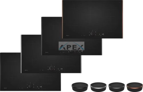 NEFF T68YYV4B0 N 90, Indukciós főzőlap, 80 cm, Flex Design