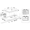 Whirlpool TGML 651 IX beépíthető gázfőzőlap - 4 gázégő