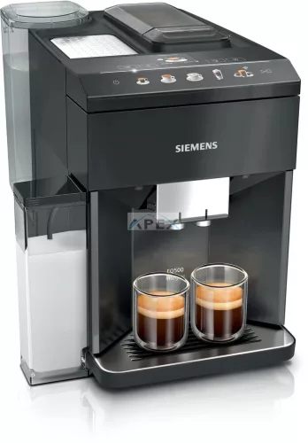 SIEMENS TQ518RX3 Teljesen automata kávéfőző EQ500 integral connect Sötét inox
