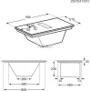 AEG TT64CB00CB XT Bridge Indukciós főzőlap beépített páraelszívóval, 60 cm