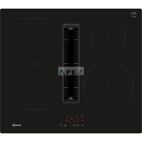   NEFF V56NBS1L0 N 50, Indukciós főzőlap beépített elszívóval, 60 cm, Fekete
