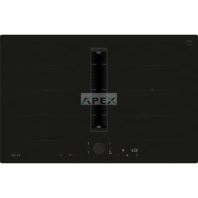   NEFF V68PYX4B0 N 90, Indukciós főzőlap beépített elszívóval, 80 cm, Matt fekete, Munkapultba süllyeszthető, Flex Design