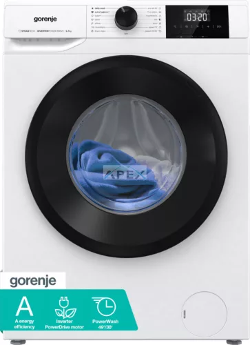 Gorenje W3NGPI74A3S Elöltöltős mosógép 7kg 1400ford./perc