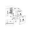 Whirlpool W8I HF58 TS teljesen integrált mosogatógép - 60 cm széles