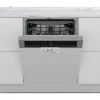 Whirlpool WBC 3C34 PF X félig integrált mosogatógép - Inox szín 60 cm széles