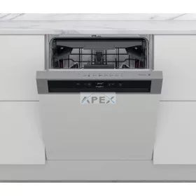   Whirlpool WBC 3C34 PF X félig integrált mosogatógép - Inox szín 60 cm széles