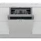Whirlpool WBC 3C34 PF X félig integrált mosogatógép - Inox szín 60 cm széles