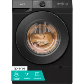   Gorenje WG484A31B Elöltöltős fekete mosógép 8kg 1400ford./perc