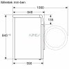 BOSCH WGB254A0BY Serie | 8 Elöltöltős mosógép 10 kg 1400 fordulat/perc