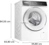 BOSCH WGB266A6BY Serie | 8 Elöltöltős mosógép, 11 kg, 1600 fordulat/perc